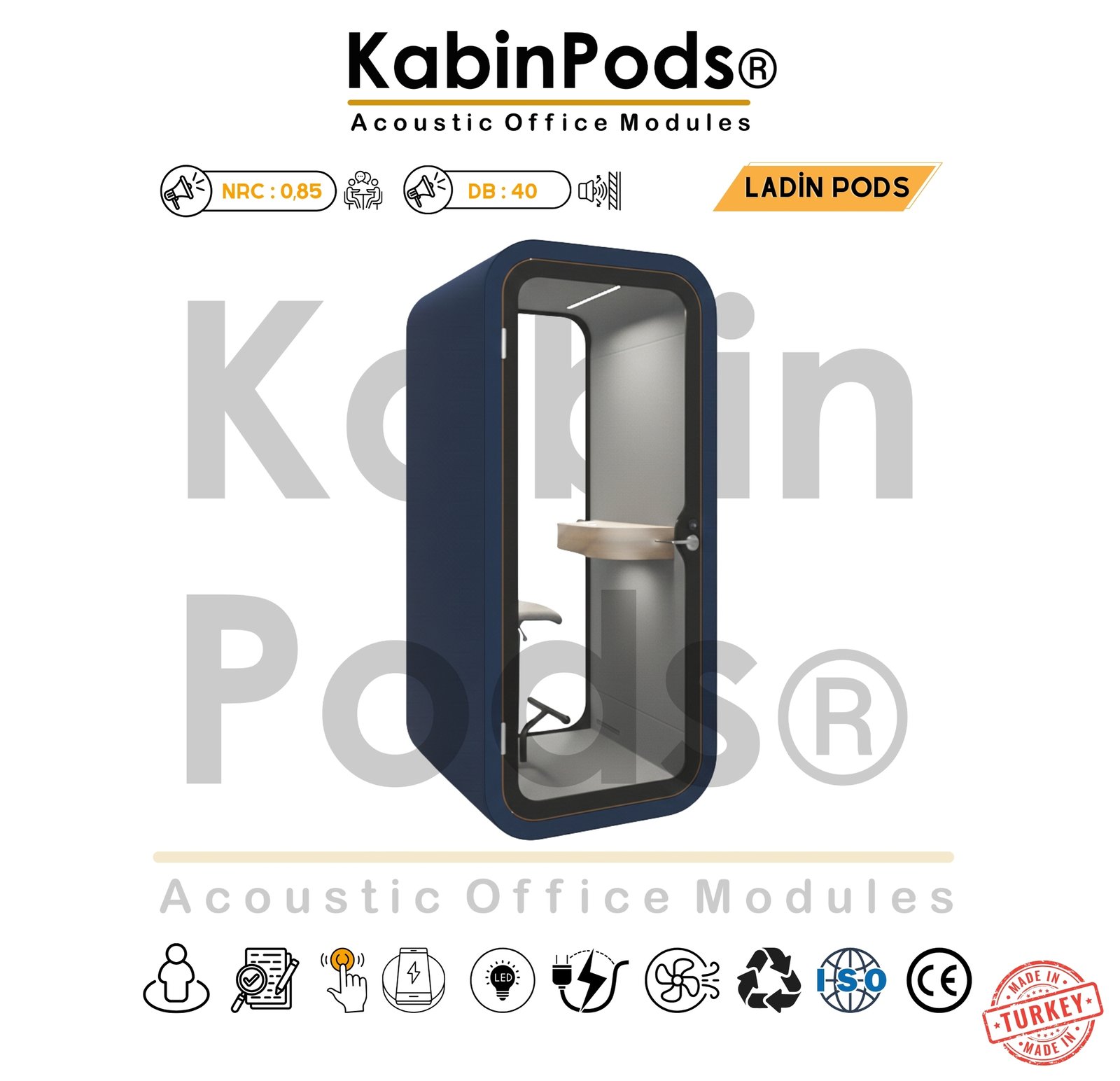 Akustik Telefon Kabini Detay - 28. Görsel - Ses Yalıtım Teknolojisi